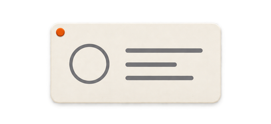 Feature card — circle